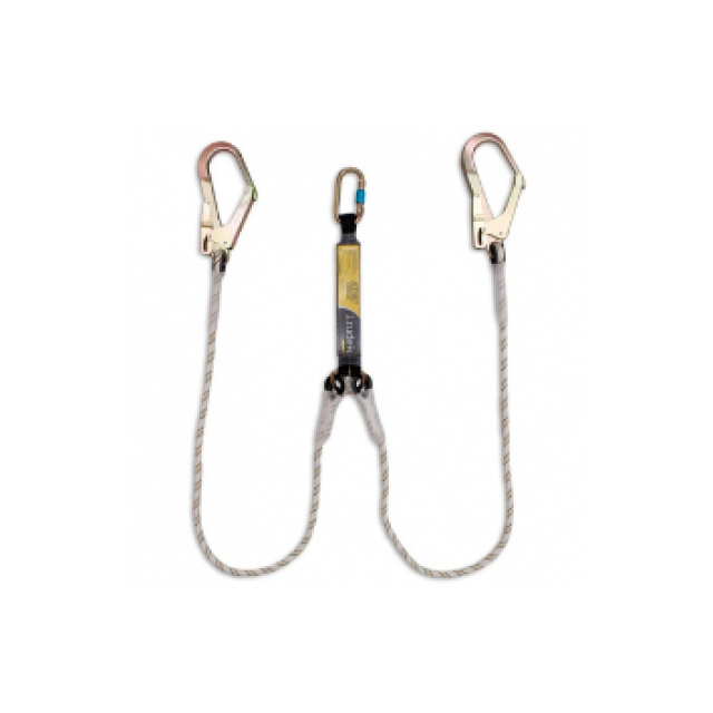 IRUDEK -ABE363 - ELEMENTO AMARREDOBLE CON ABSORBEDOR ENERGIA Y GANCHOS