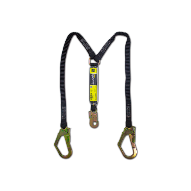 IRUDEK - ASTUN FLEX 398 -ELEMENTO AMARRE ELASTICO CON ABSORBEDOR Y CUERDAS ELASTICAS DE 140/180 CM