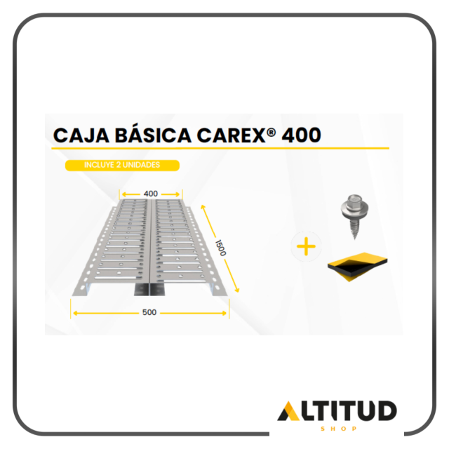 CAJA BÁSICA CAREX® 400 INCLUYE: