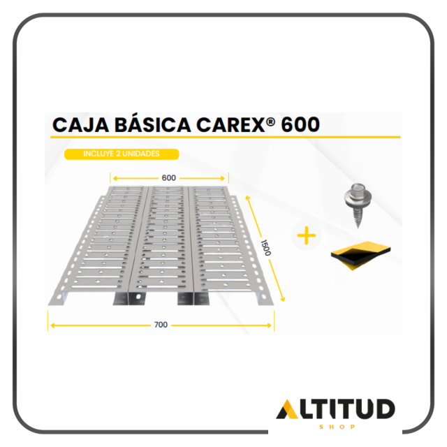 CAJA BÁSICA CAREX® 600 INCLUYE: