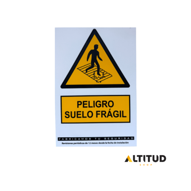 CARTEL INFORMATIVO PELIGRO / MALLA T-MESH-INFO