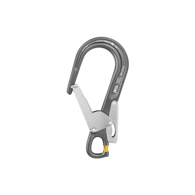 PETZL -MGO OPEN 60 - CONECTOR DIRECCIONAL GRAN ABERTURA Y BLOQUEO AUTOMATICO CON PUNTO DE CONEXION CON CIERRE.