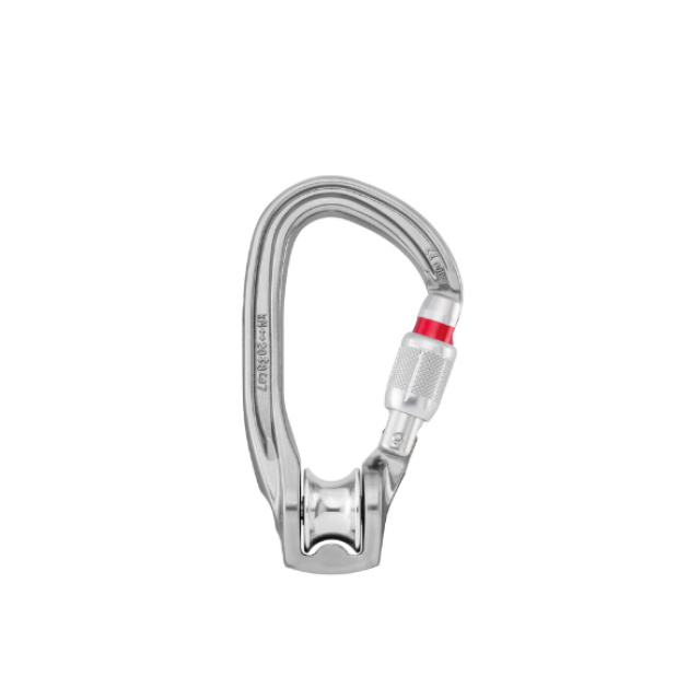 PETZL - ROLLCLIP Z - POLEA MOSQUETON CON SISTEMA DE BLOQUEO SCREW-LOCK