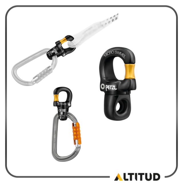 PETZL MICRO SWIVEL QUITAVUELTAS COMBINABLE