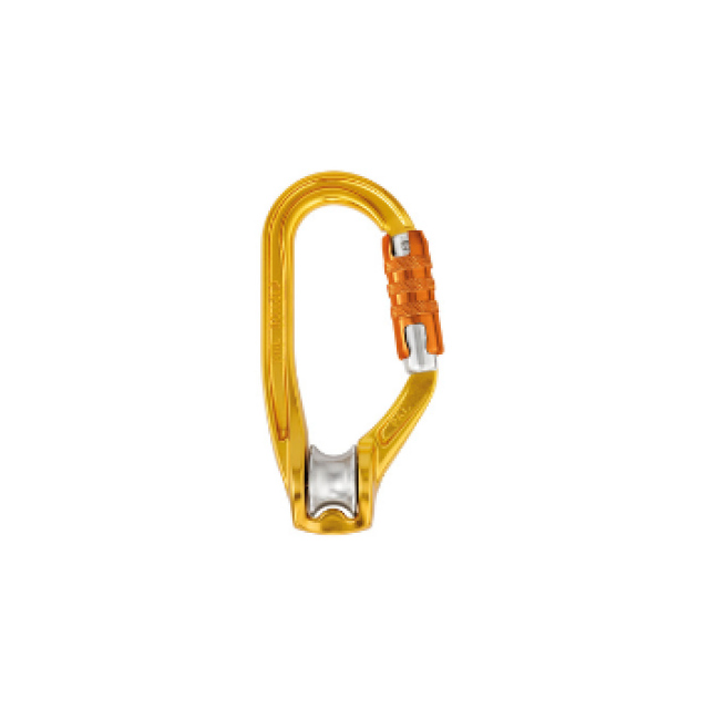 PETZL - ROLL CLIP A - POLEA MOSQUETONCON CON SISTEMA DE BLOQUEO TRIACT - LOCK