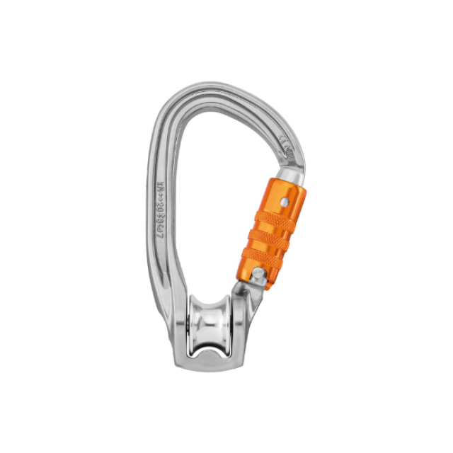 PETZL -ROLL CLIP Z - POLEA CON MOSQUETON CON SISTEMA AUTOMATICO TRIACT-LOCK