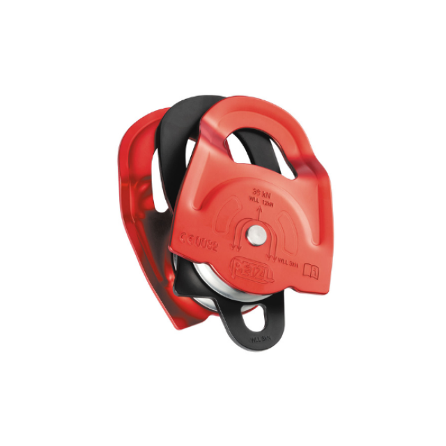 PETZL - TWIN - POLEA PRISIK DOBLE - ALTA RESISTENCIA Y ALTISIMO RENDIMIENTO