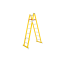 ESCALERA TIJERA DOBLE SUBIDA( 2x9 peldaños ) - FIBRAARIZONA