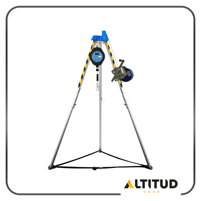 IRUDEK - KIT TRIP 10/ IRUPOD TRIPODE QUE INCLUYE : TRIP 1 + TRN 1 + ANTICAÍDAS SEKURBLOCK MTRS SEGUN MODELO 7,5 HASTA 20 MTRS.