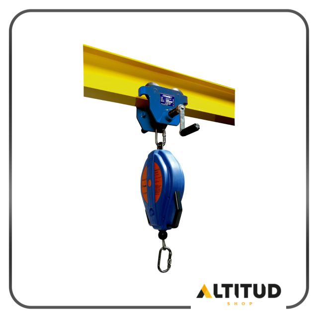 TRACTEL ROLLBEAM / PUNTO DE ANCLAJE CON RUEDAS: Estándar - ajustable de 58 - 220 mm